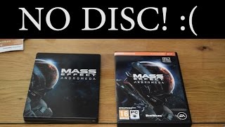 Mass Effect Andromeda No Disc for the PC? Rant