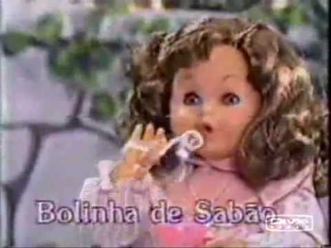 Comercial boneca bolinha de sabão - bebê primeiro amor - autorama.