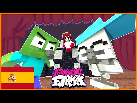 ESCUELA DE MONSTRUOS : Viernes Night Funkin Challenge | Minecraft Animación