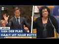Rutte en Van der Plas clashen: 'Ik word hier een beetje ziek van hoor!'