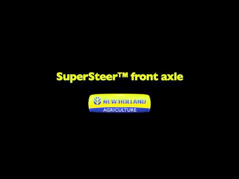 New Holland T6-Tier4A Tractor - T6 SuperSteer front axle animation