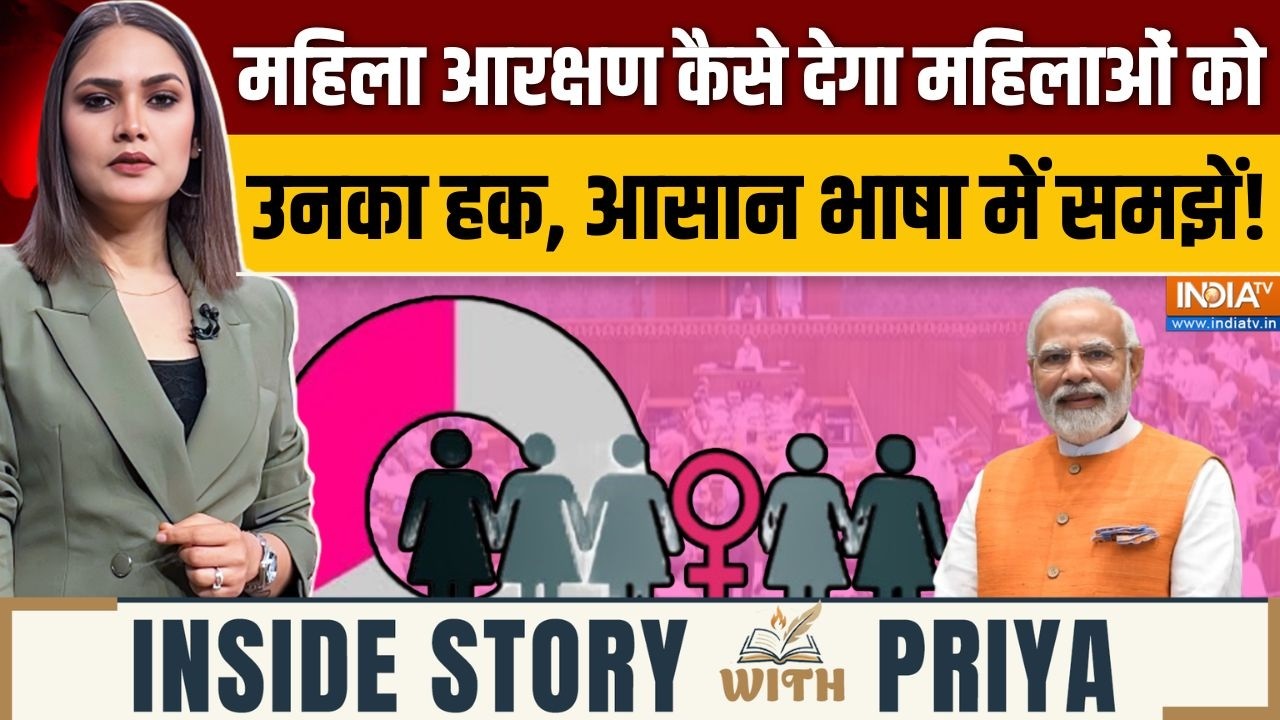 Inside Story With Priya : महिला आरक्षण बिल कैसे देगा महिलाओं को उनका ?
