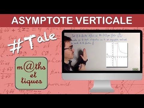 Demonstrate that a line has a vertical asymptote - Terminale