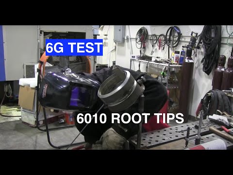 6g Pipe Welding Test 6010 Root Pass