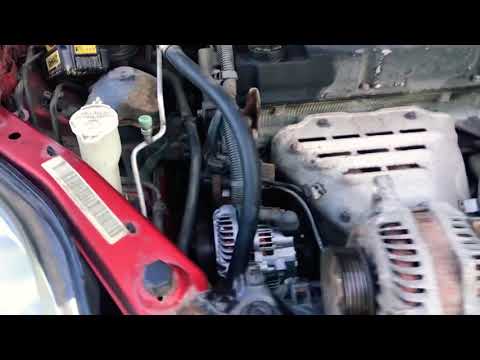 Changing an alternator on a 2007 Mitsubishi Eclipse