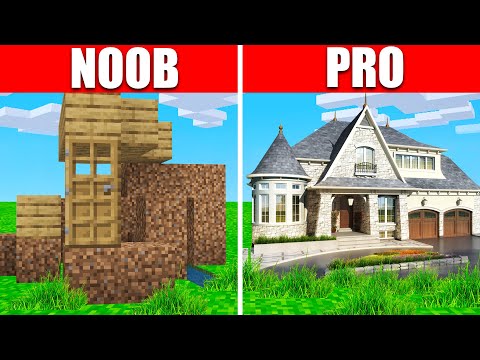 Ultra Realistic Build Battle vs. NOOB1234 In Minecraft!