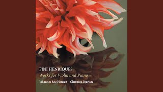 Fini Henriques / Johannes Søe Hansen, Christina Bjørkøe - Canzonetta Op. 27 video