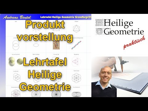 Lerntafel Heilige Geometrie praktisch Produktvorstellung - Andreas Beutel