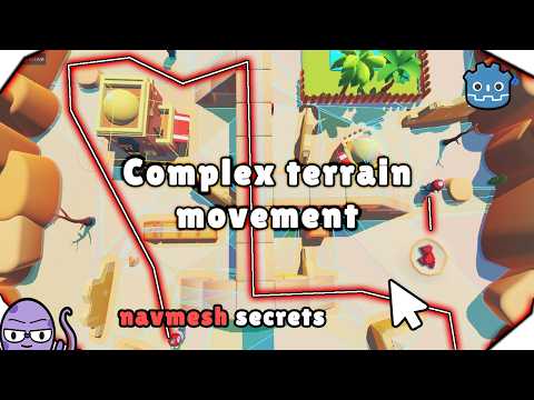 Creating complex 3D navigation | Fixing navmesh problems in Godot
