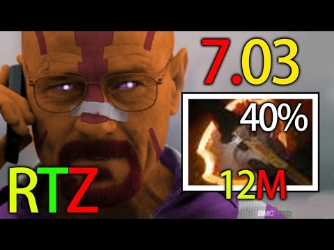 12Min 40% Cleave Fury Carry Anti Mage 7.03 META by Arteezy Dota 2