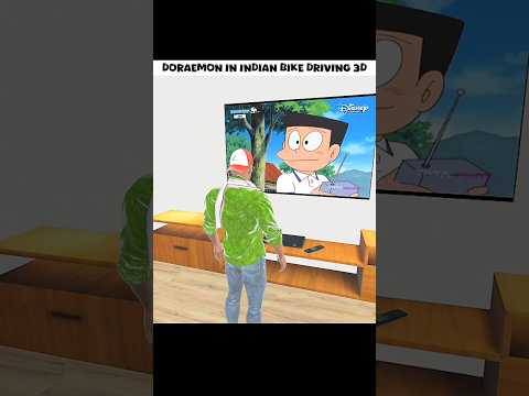 Doraemon in Indian Bike Driving 3D #doraemon #anime #automobile #gta #gaming #shorts