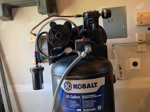 Kobalt Air Compresor Review and Install