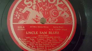 uncle sam blues  - hot lips - 78 rpm