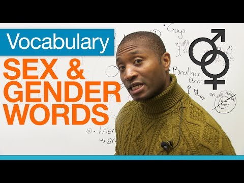"性」別單字這樣學準沒錯 (Confusing Sex & Gender Words in English - girlfriend, guys, partner...)