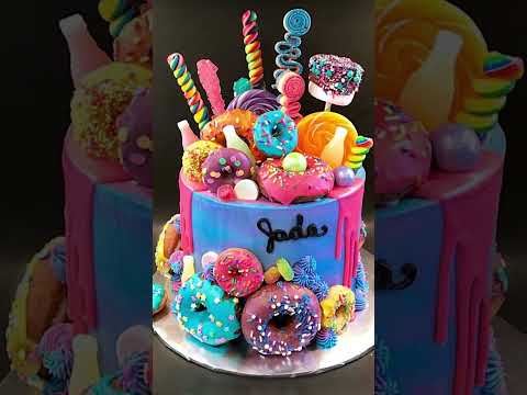 Donut Cake Ideas #cake