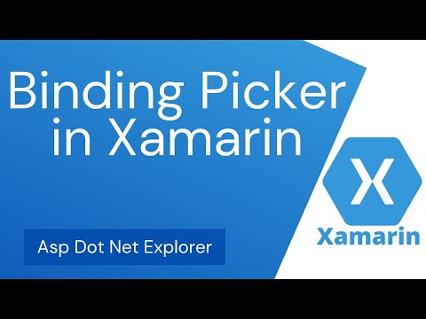 Data Binding with multiple property in Picker of Xamarin Forms | ComboBox | Dropdown | DropdownList