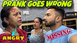 Missing for 24 hours Prank on WIFE goes wrong  she