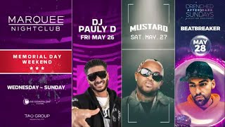 Memorial Day Weekend at Marquee Nightclub