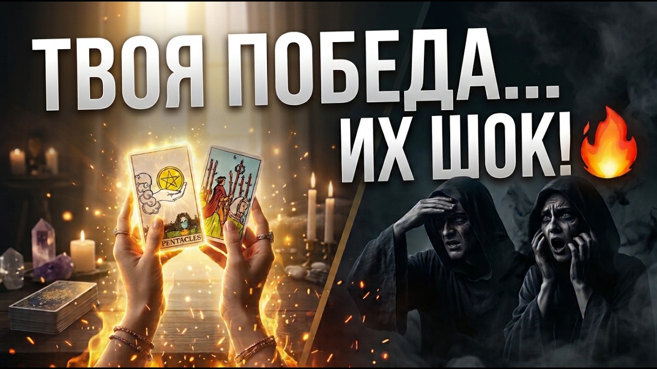 🔴 Таро сегодня❗️Взрывная новость о тебе потрясла врагов❗️😱😱😱