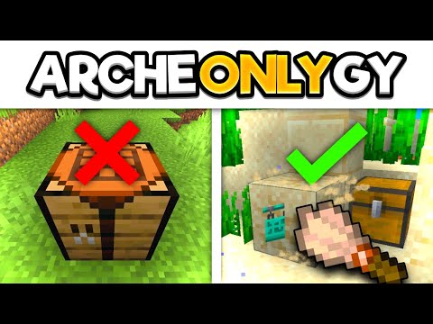 Minecraft: Archeology-Only Challenge