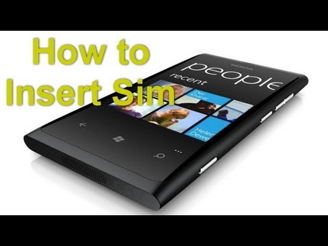 Nokia Lumia 800 - Sim Card - Preview