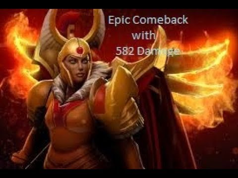 Epic Comeback By Legion Commander with 582 Dual damage