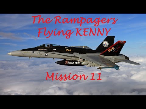 DCS World F/A-18C The Rampagers Mission 11 - Magnum