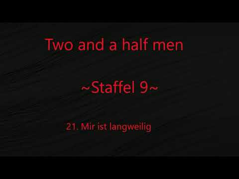 Two and a half men Staffel 9 F 21-24 ,tonspur ,einschlafen,Blackscreen,Audio,sleep