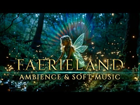 ⋆ ˚🍄🧚‍♀️｡ Fairy Village in the Moonlight Forest 🍁˚｡Soft Fantasy Music  & Ambience 🍄 Nature sounds