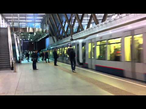 RET Metro Combi Type B (5322 met nieuwe kleur) Aankomst Wilhelminaplein Richting De Akkers