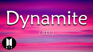 Dynamite - BTS ( Lyrics Video )