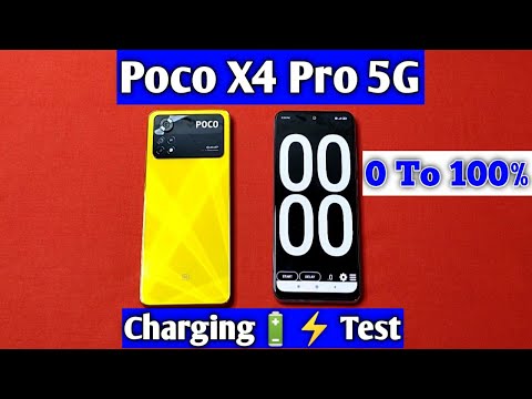 Poco X4 Pro 5G Charging Time Test 0-100%