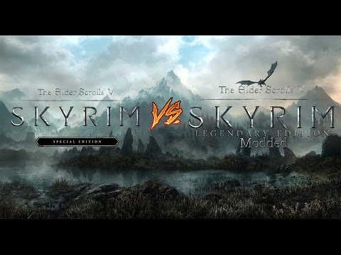 Elder Scrolls V Skyrim Remastered VS PC Skyrim Modded & review