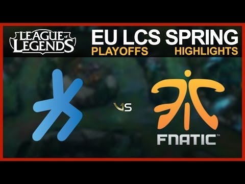 [HL] EULCS 2016 Spring Playoffs: 3rd Place - H2K vs Fnatic