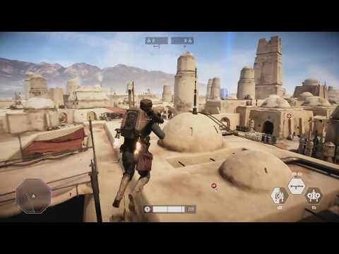 Star Wars Battlefront 2 Jetpack Cargo [Mos Eisley][Tatooine] Rebel Jumptrooper Gameplay