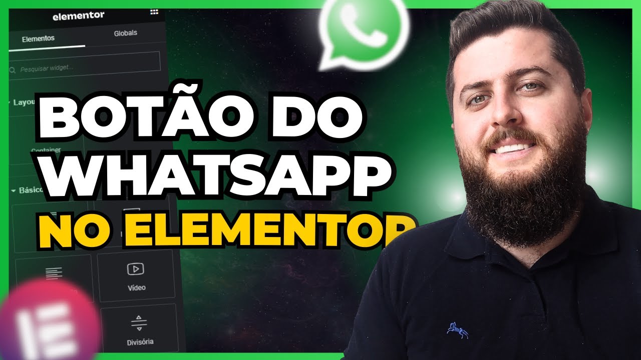 Como Criar um BOTÃO DO WHATSAPP no Elementor [Sem Plugins]