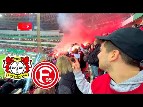 WHAT AN AMAZING night of football 🧨😍 + Fan march | BAYER LEVERKUSEN vs FORTUNA DÜSSELDORF | Stadi...
