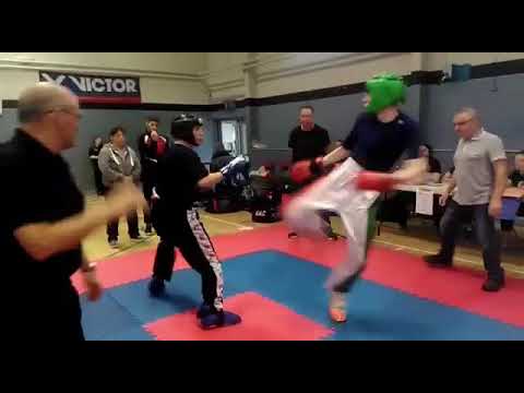 Kyle bernes points fighting at the best of the best tournament