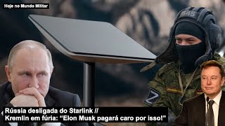 Russia cut off from Starlink - Kremlin furious: "Elon Musk will pay dearly for this!"