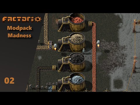[Live-LP] Mining Drones - #02 FACTORIO Modpackmadness | Krastorio 2 | Space Exploration [GER]