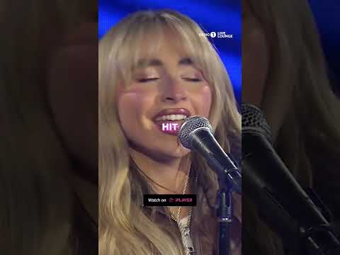 sabrina carpenter performing &lsquo;nonsense&rsquo; in the live lounge 🥰 #sabrinacarpenter #livelounge #radio1