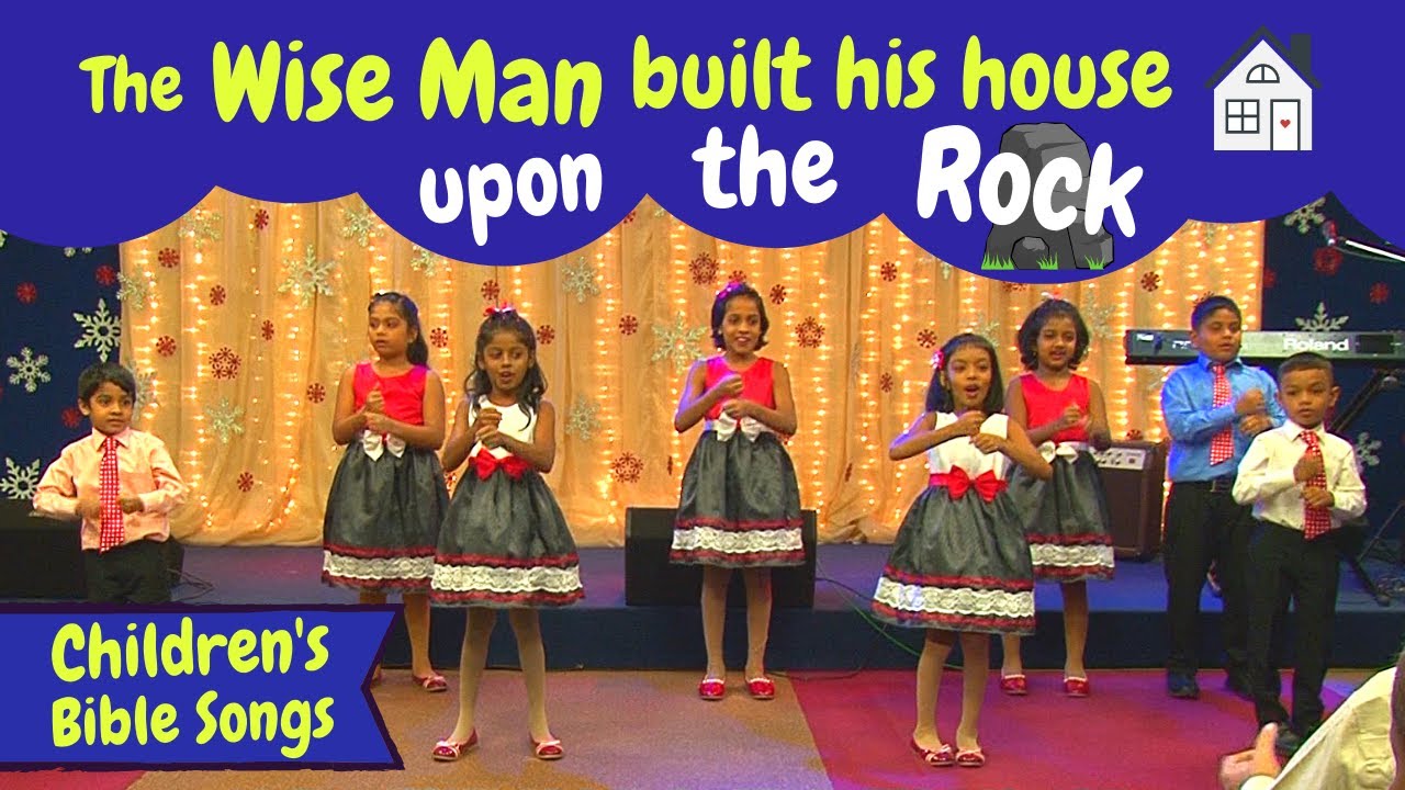Watch video The Wise Man Built His House Upon The Rock | BF KIDS | Bible songs for kids | Action bible songs Now The Wise Man Built His House Upon The Rock | BF KIDS | Bible songs for kids | Action bible songs