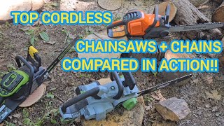 Which is the best? Husqvarna Ego and Greenworks battery chai