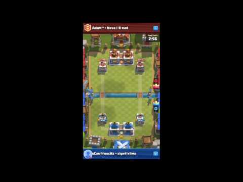 Clash Royale Beating Nova | B-Rad and Adam in 2v2s