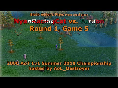 Summer 2019 Championship, R1 - NyanRacingCat vs. Faraon, Game 5 - Age of Mythology: The Titans