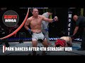 Junyong Park breaks out the dance moves after submission win at #UFCVegas77 | ESPN MMA