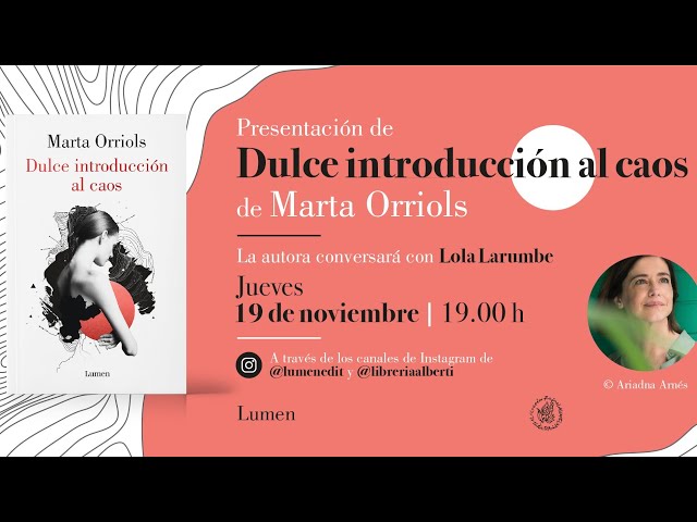 Vídeo relacionado con Dulce introducción al caos (Narrativa)