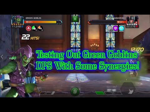 Is A 6 Star Rank 1 Green Goblin Good With Full Synergies? | Marvel Contest Of Champions