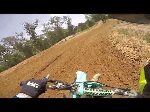 2007 Kx250 2 Stroke Gopro - Close Battle !!