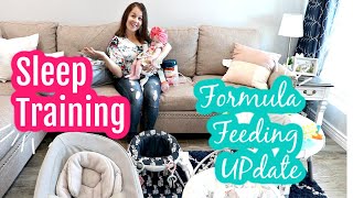 "Sleep Training" (formula or breastfed)| 2 month Formula Feeding update
